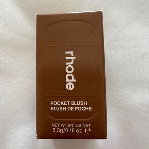 NIB - Rhode Pocket Blush Buildable Hydrating Cream Blush Island- Date Cake